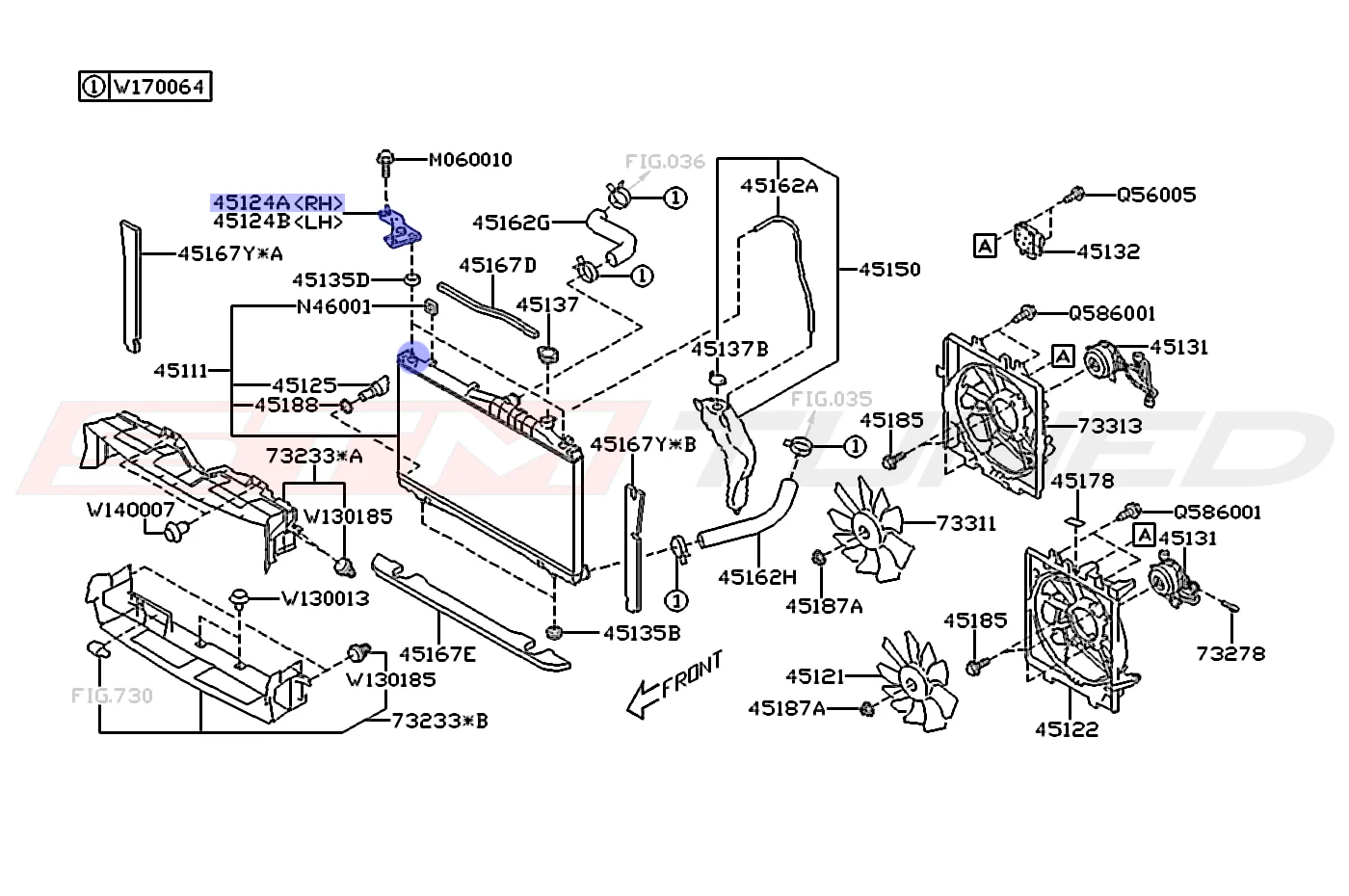 Subaru OEM Radiator Bracket Right for 2022+ WRX (45124VC001) - Image 3