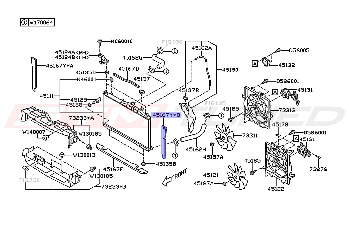 Subaru OEM Radiator Foam Packing Left for 2022+ WRX (45167VC030) - Image 2