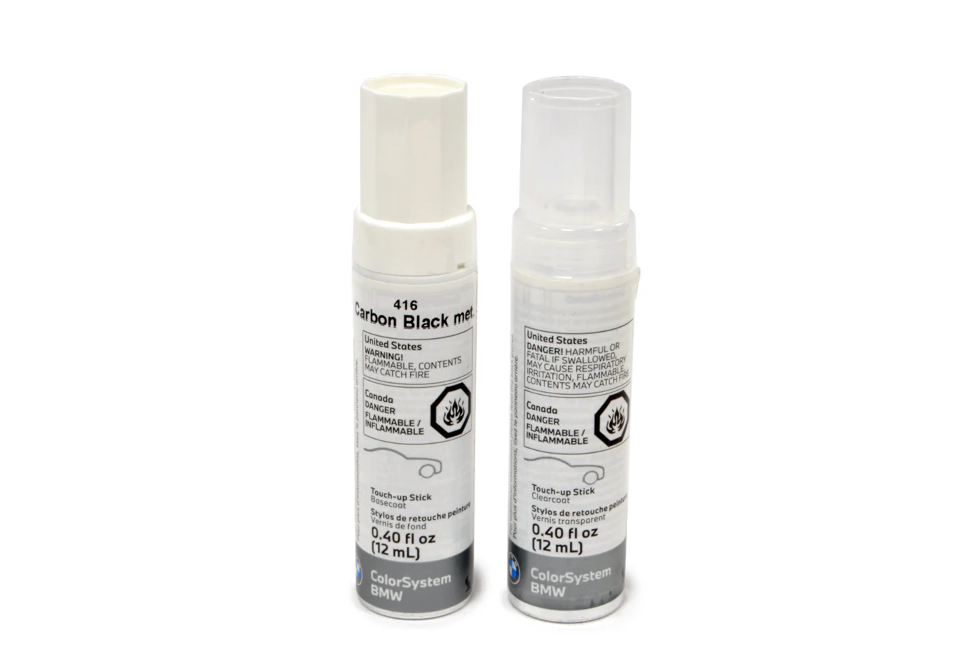 BMW OEM Carbon Black Metallic 416 Touch Up Paint Stick (51910419765)