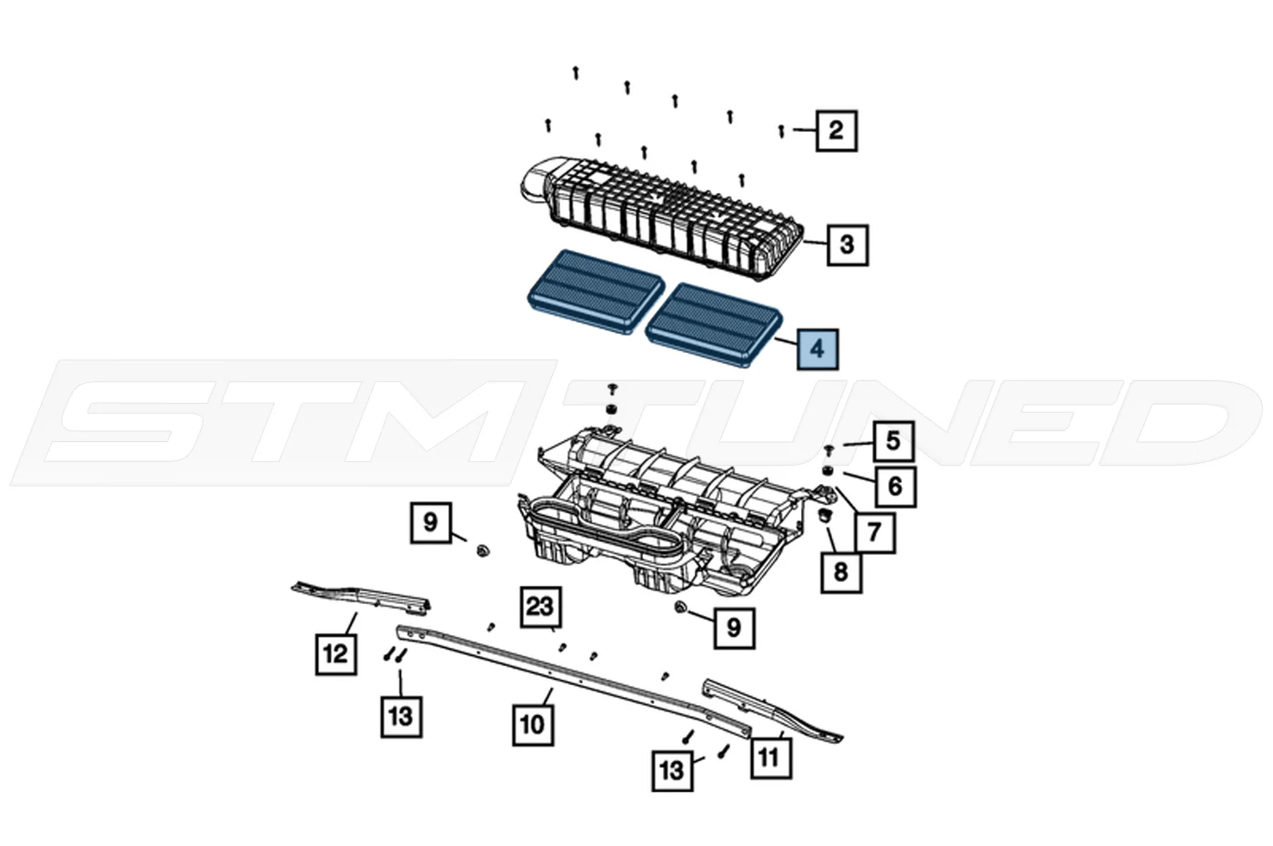 Mopar Air Filter for 2021+ Ram TRX (53011248AB) - Image 4