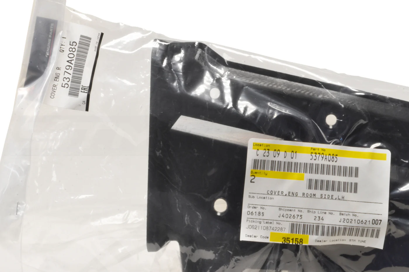 Mitsubishi OEM Engine Splash Shield LH for Evo X (5379A085) - Image 6