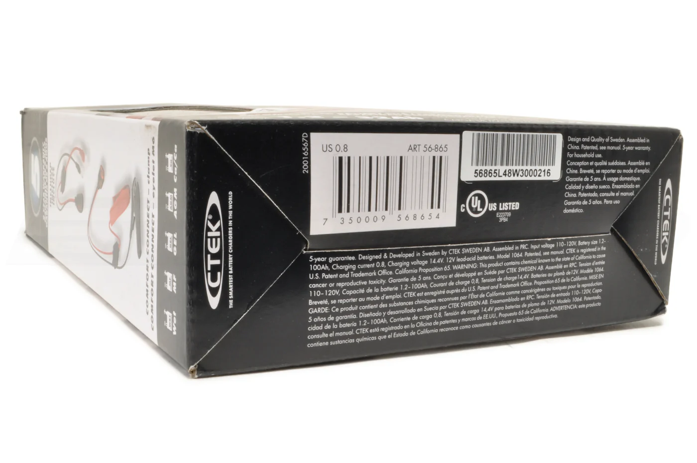 CTEK US 0.8 12V Motorcycle Battery Charger (56-865) - Image 6