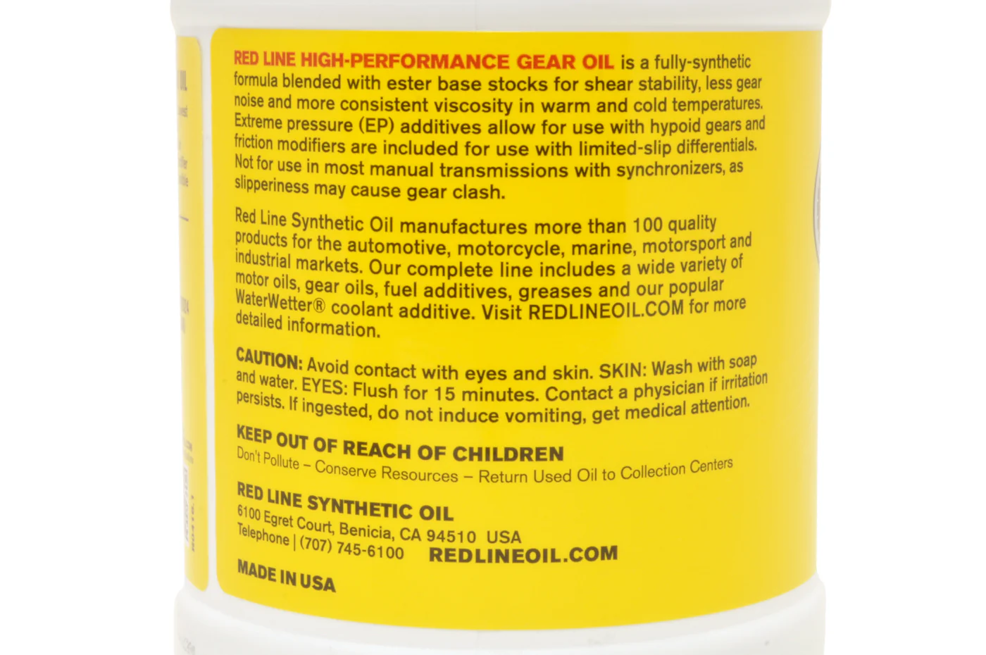 Red Line 75W90 GL-5 Gear Oil (57904-1) - Image 3