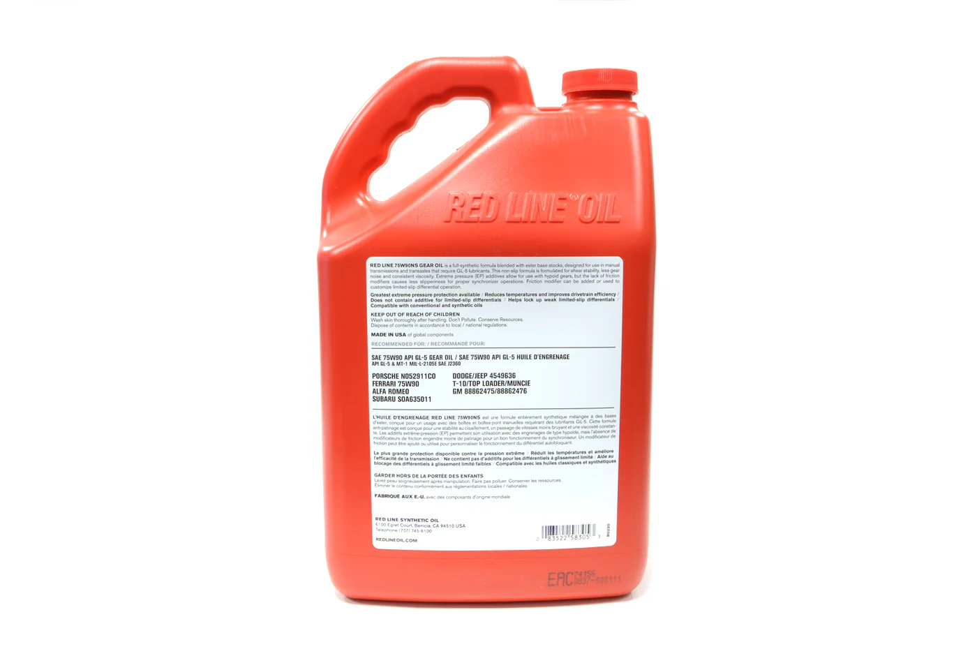 Red Line 75W90NS GL-5 Gear Oil - Image 5