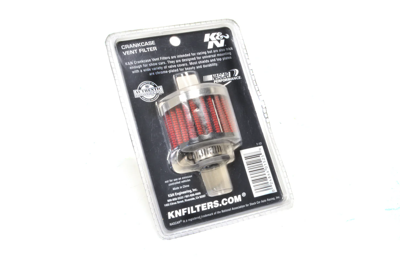 K&N Breather Filter with 5/8 inch Rubber Flange (62-1340) - Image 5