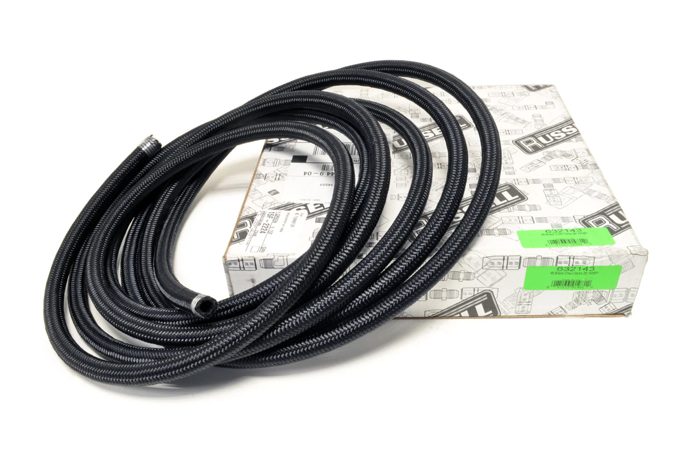 Russell ProClassic II Black Nylon Hose -8AN 20 Foot (632143) *Unavailable* - Image 2