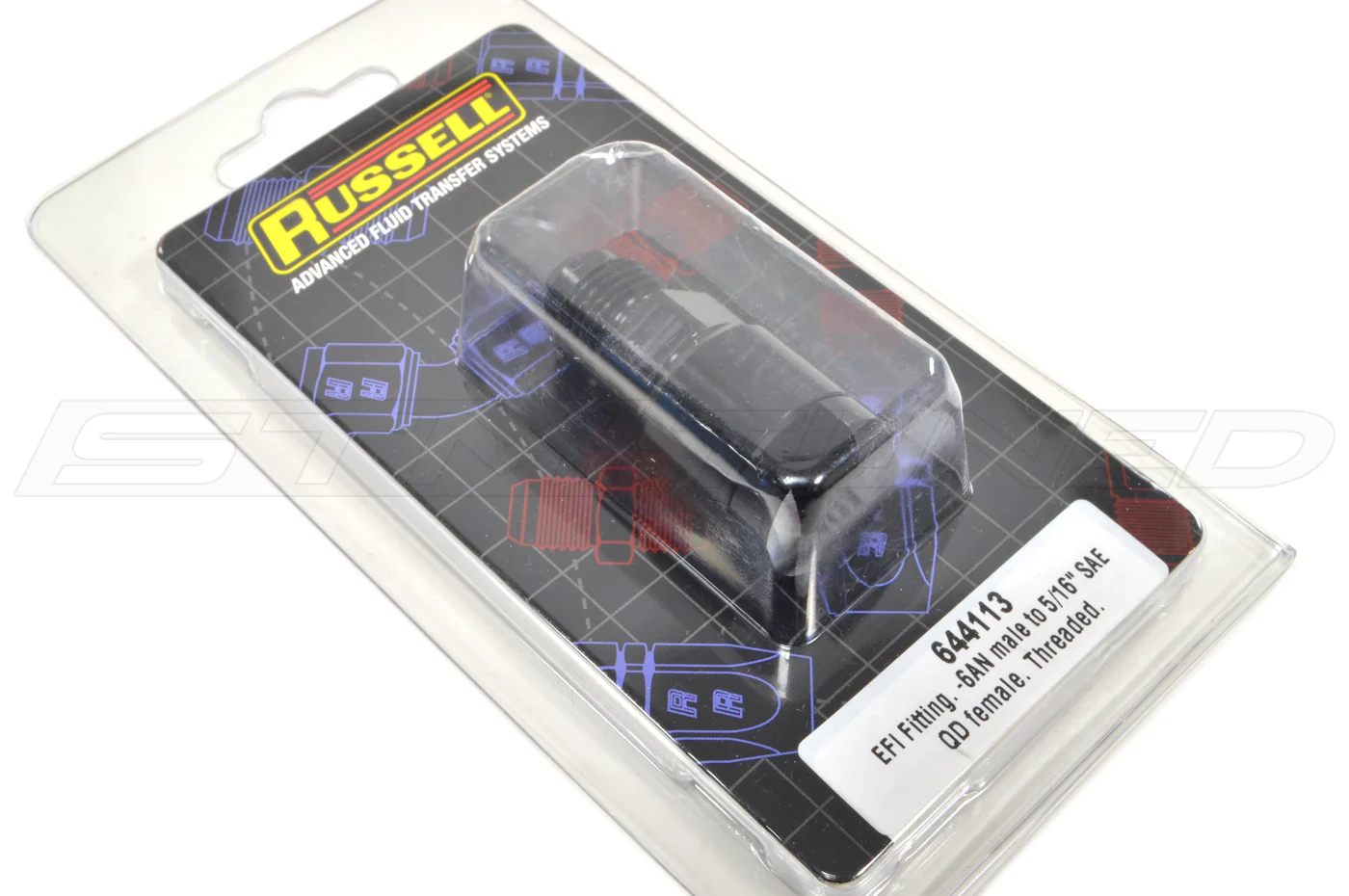 Russell Female Quick-Disconnect -6AN Male to 5/16" SAE (644113) - Image 3