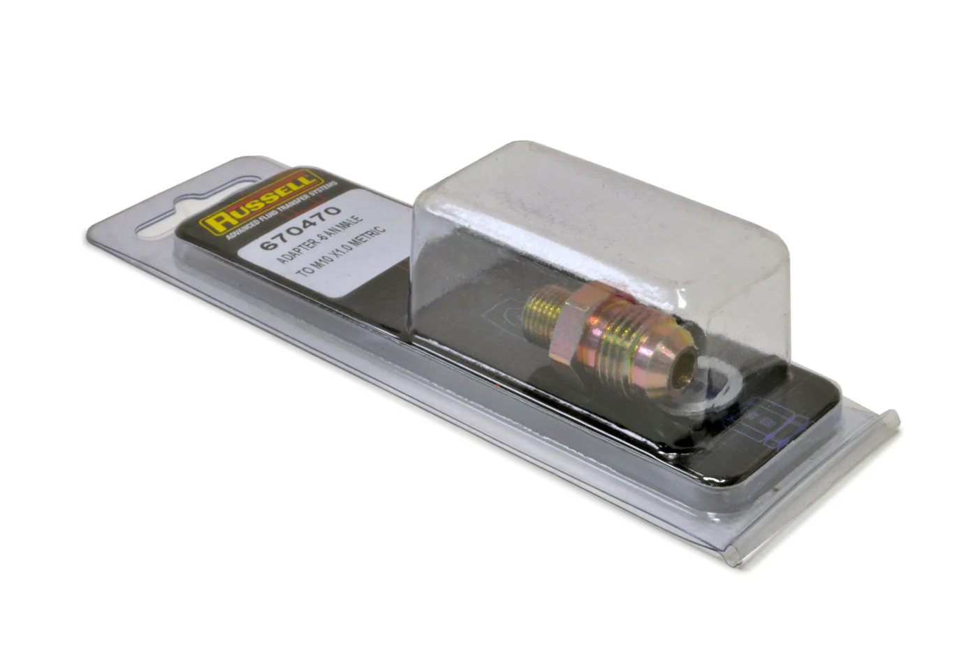 Russell -6AN Male to M10x1.0 Straight Adapter Fitting (670470) - Image 4
