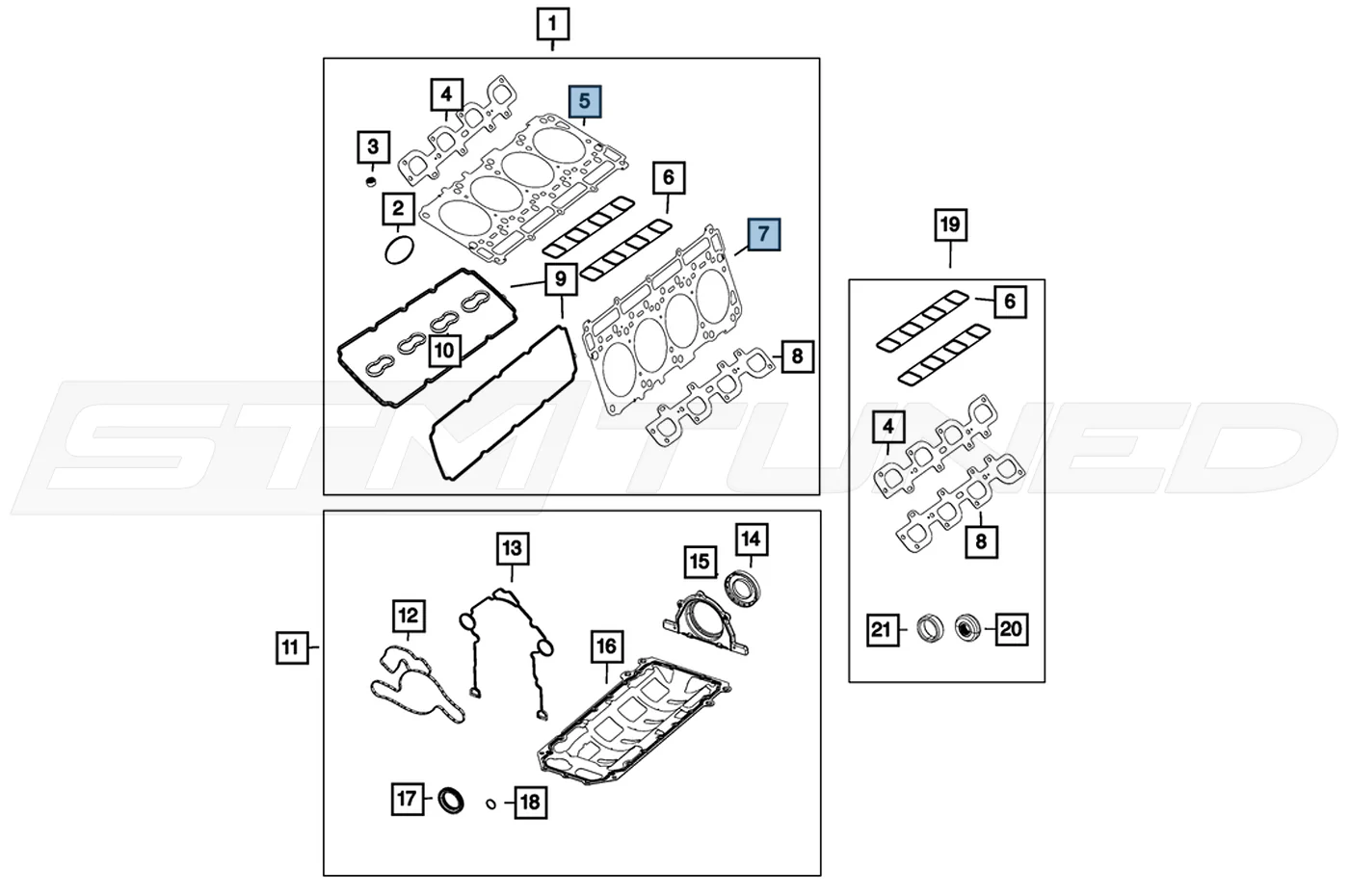 Mopar Head Gasket for 6.2L Hemi Hellcat TRX Trackhawk - Image 4