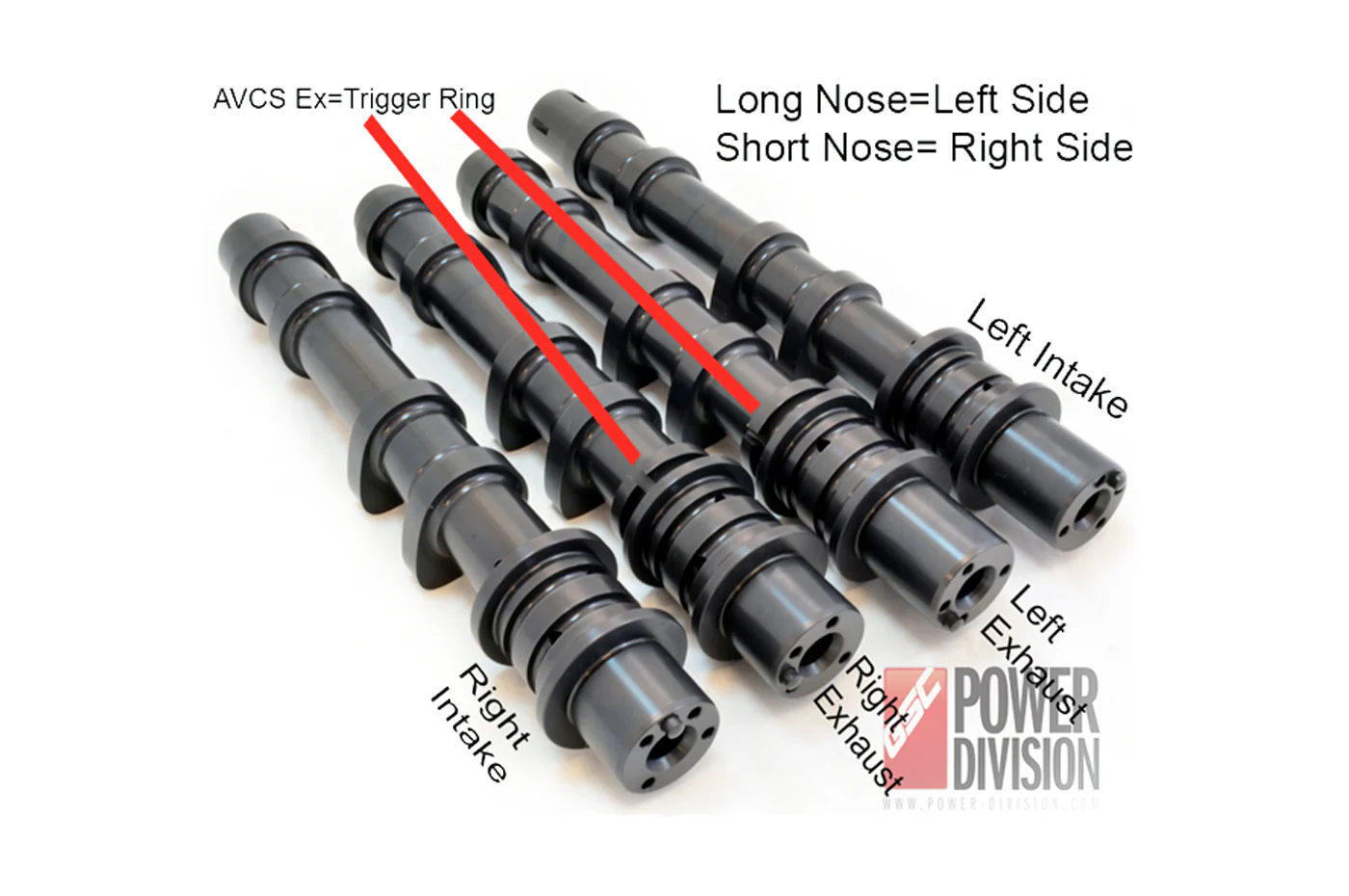 GSC Billet Cams for 2008-2021 STi - Image 3