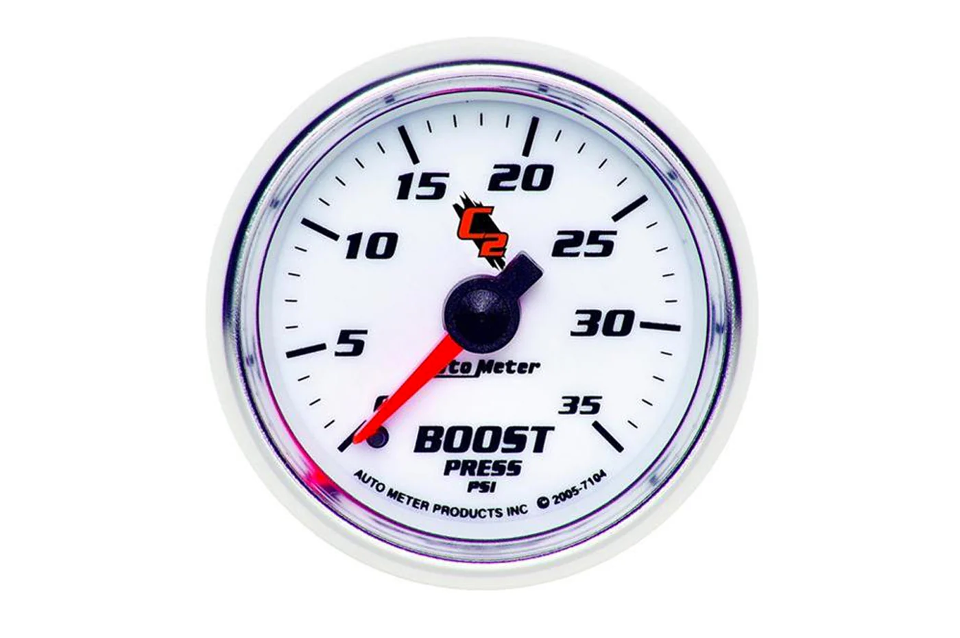 Auto Meter C2 52mm Boost Gauge 0-35 PSI Mech (7104) - Image 6