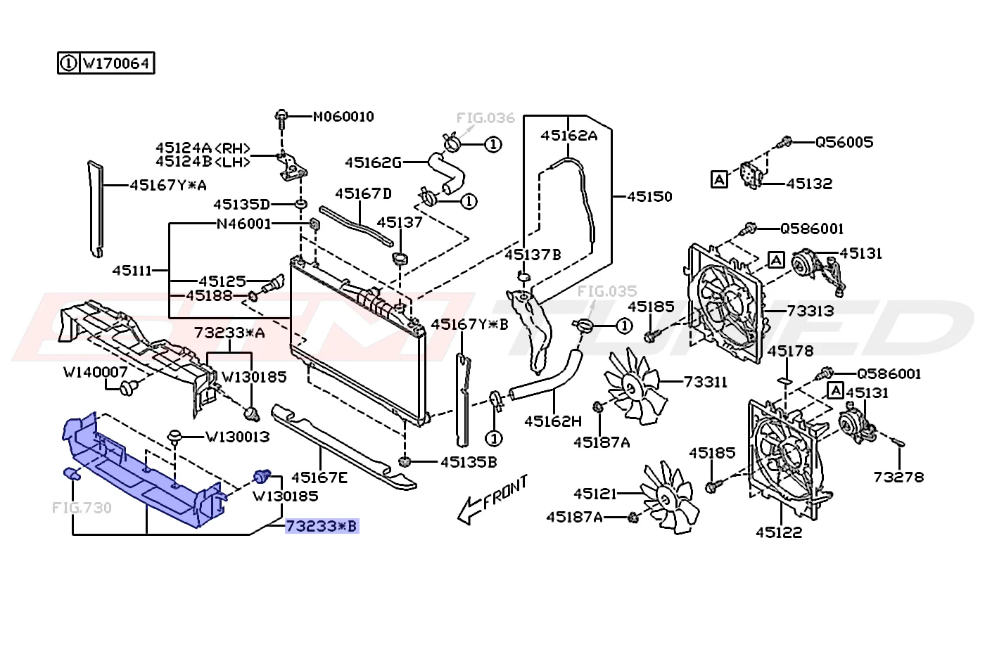 Subaru OEM Radiator Air Guide Lower for 2022+ WRX (73233VC010) - Image 3