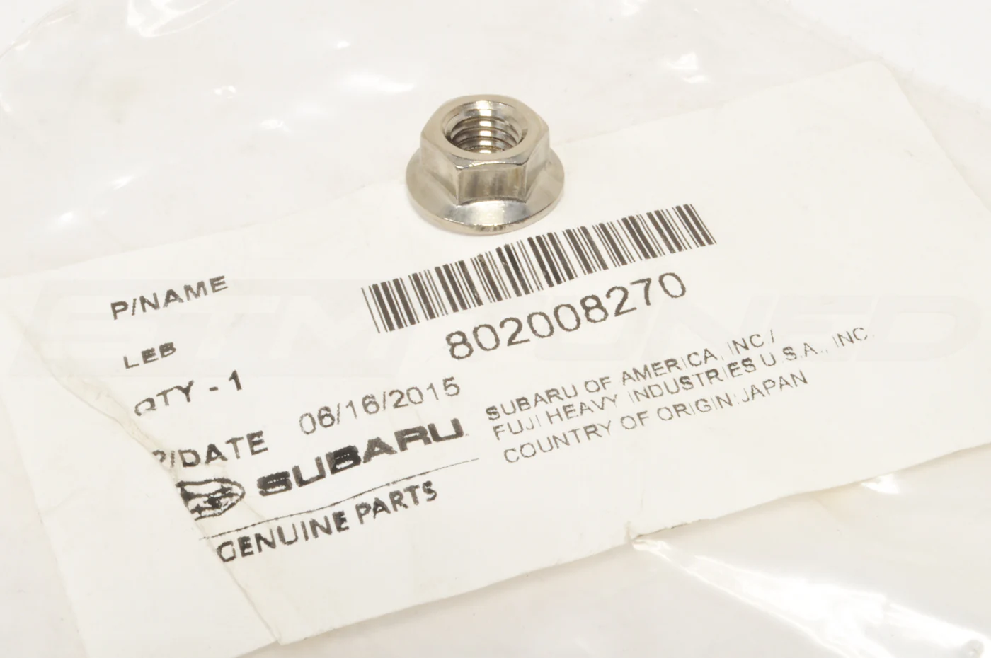 Subaru OEM Downpipe Nut for WRX STi BRZ (802008270) - Image 3