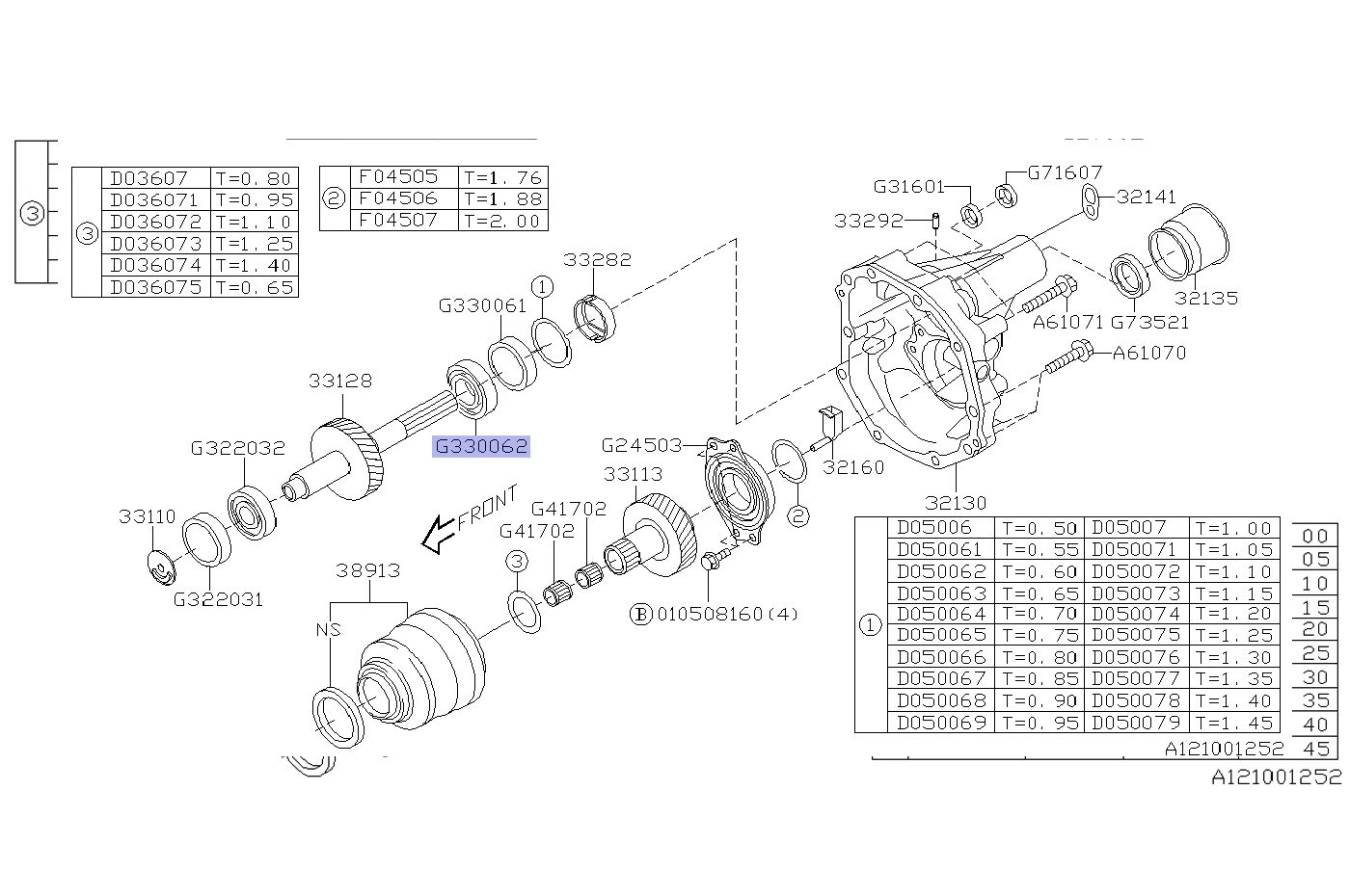 Subaru OEM Cone Bearing for 04+ STi (806330062) - Image 4