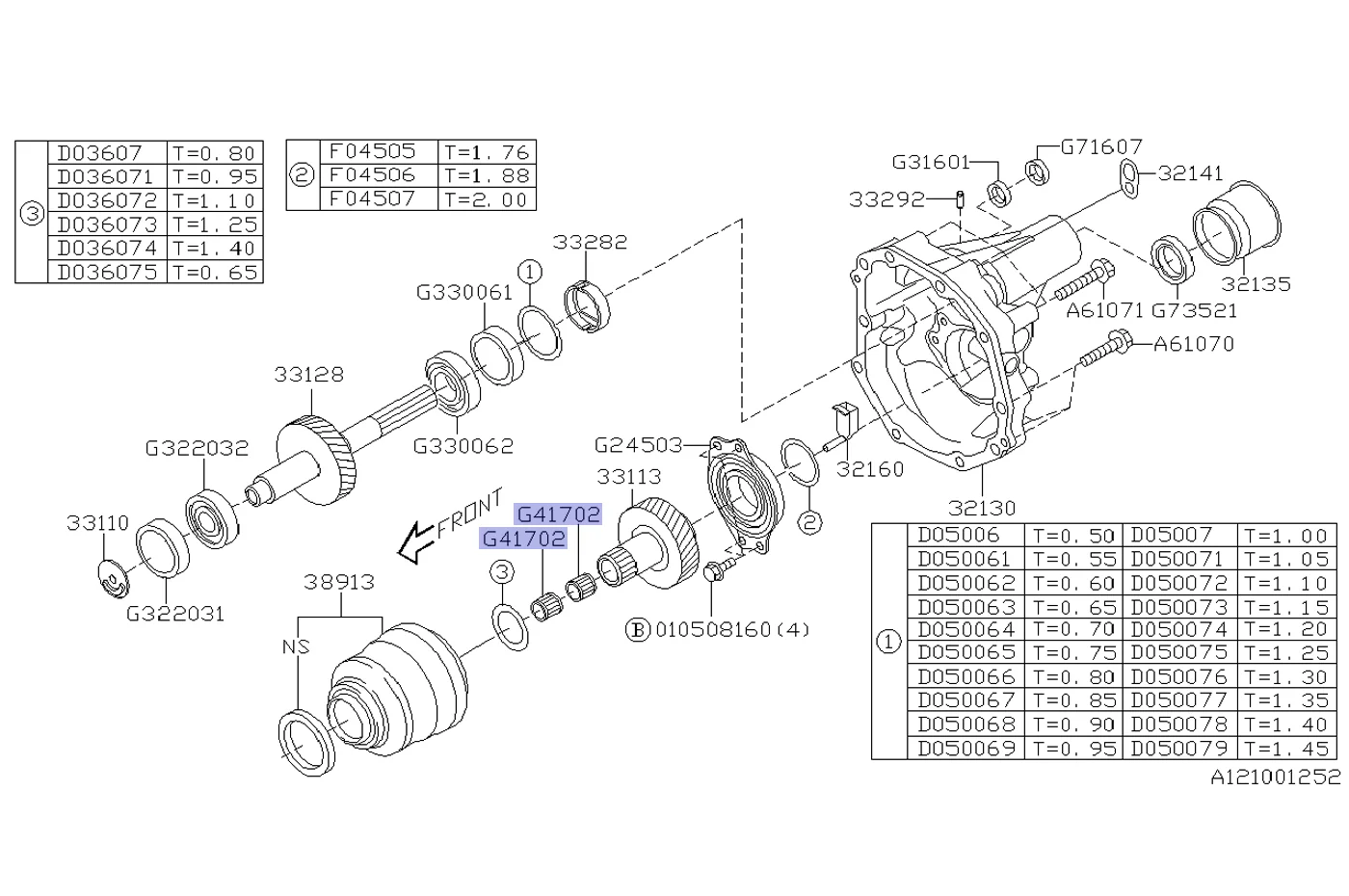 Subaru OEM Needle Bearing for 04+ STi (806417020) - Image 4