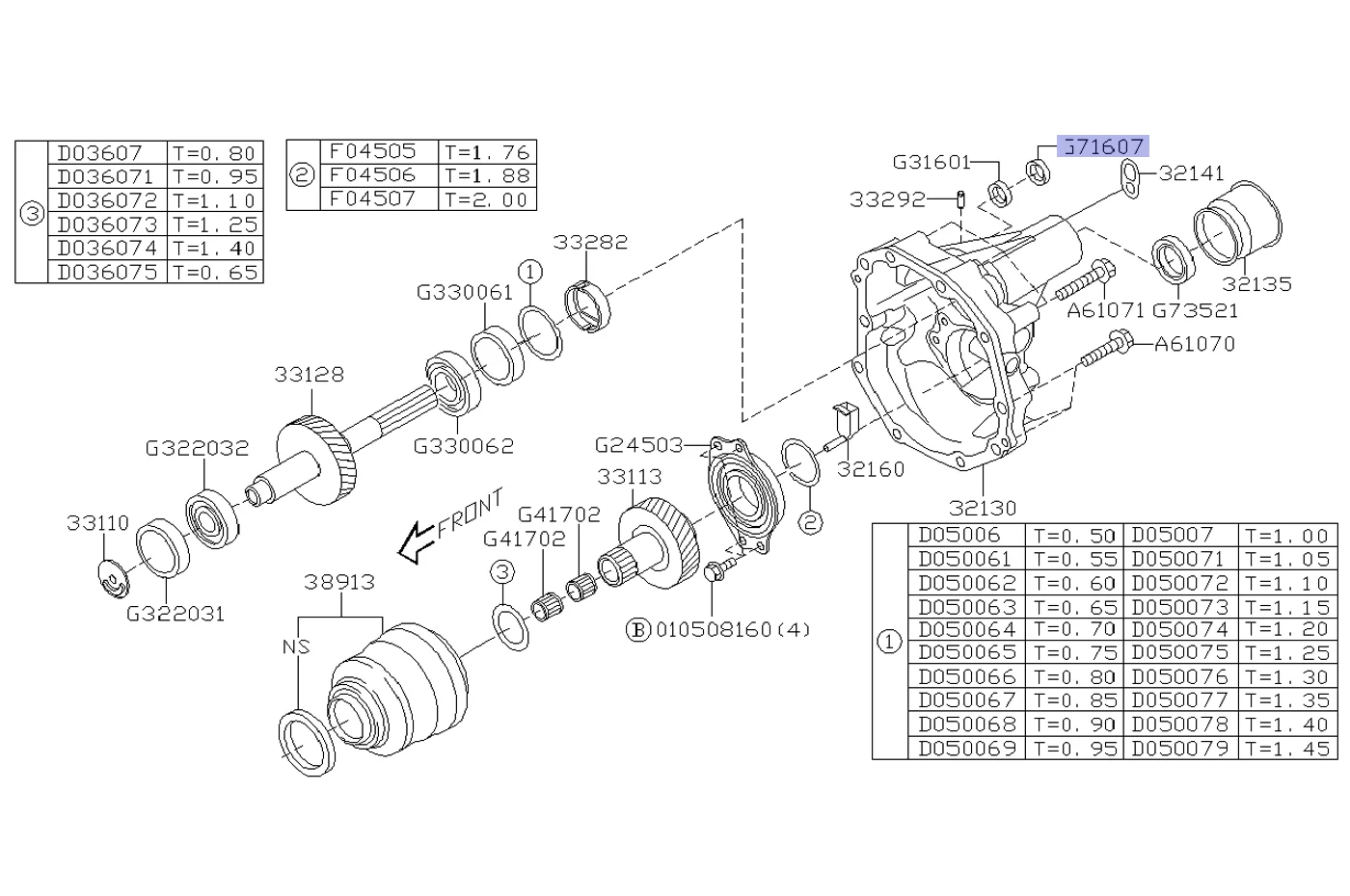 Subaru OEM Shift Linkage Seal for 04+ STi (806716070) - Image 4
