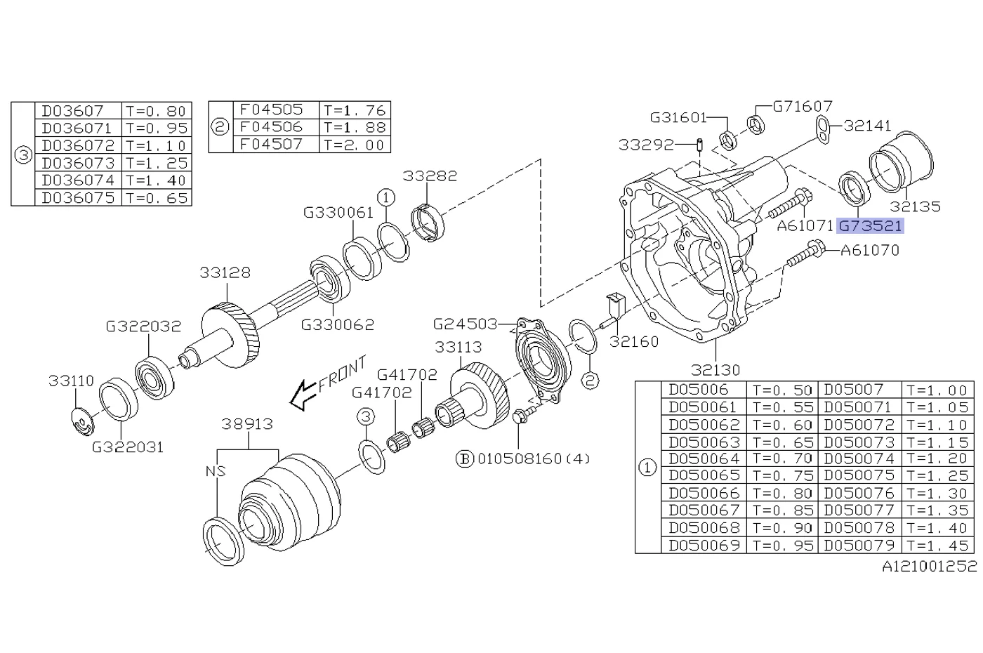 Subaru OEM Transmission Oil Seal for WRX/STi (806735210) - Image 3