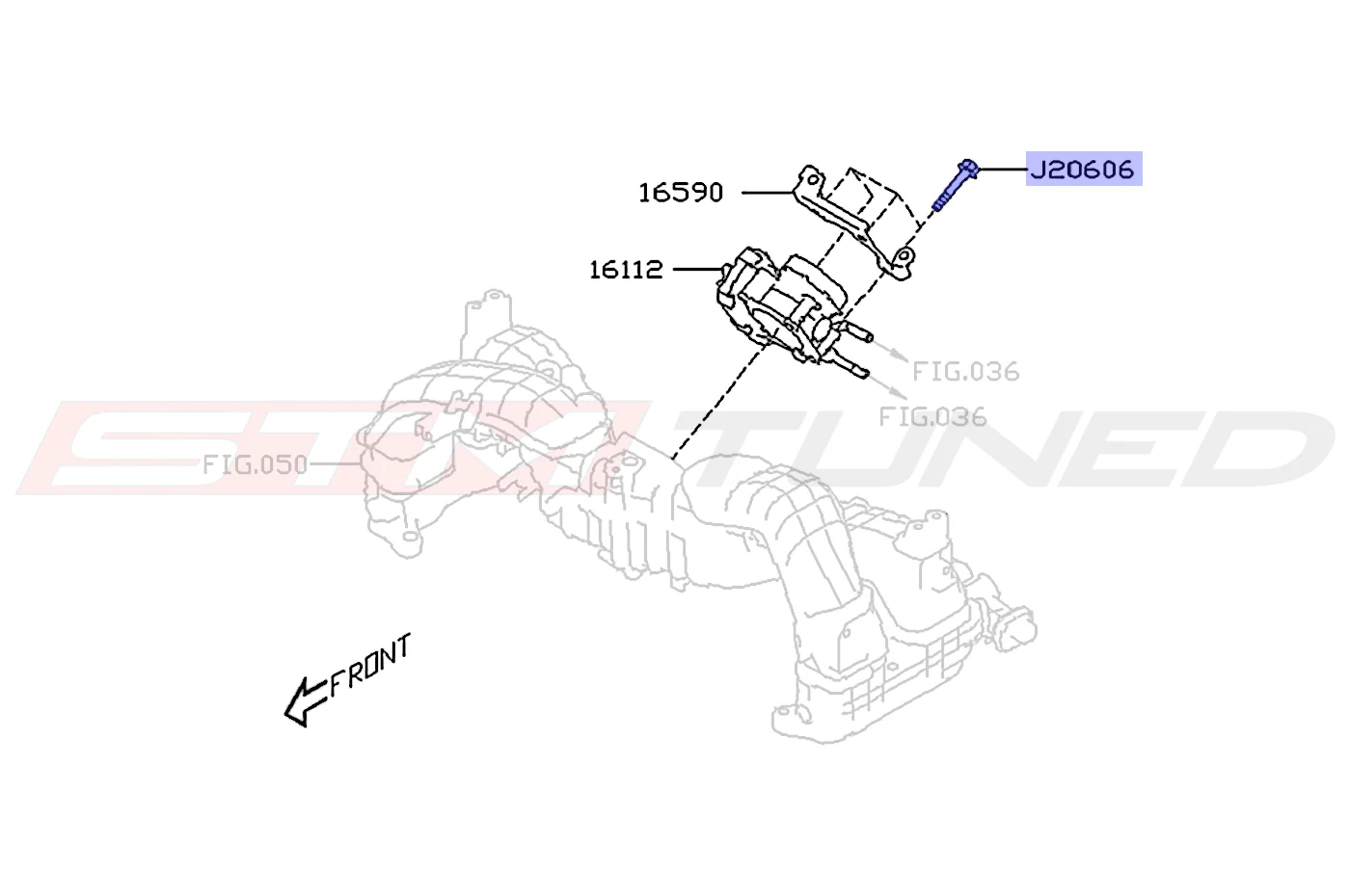 Subaru OEM Throttle Body Bolt for BRZ / 2022+ WRX (808206060) - Image 3