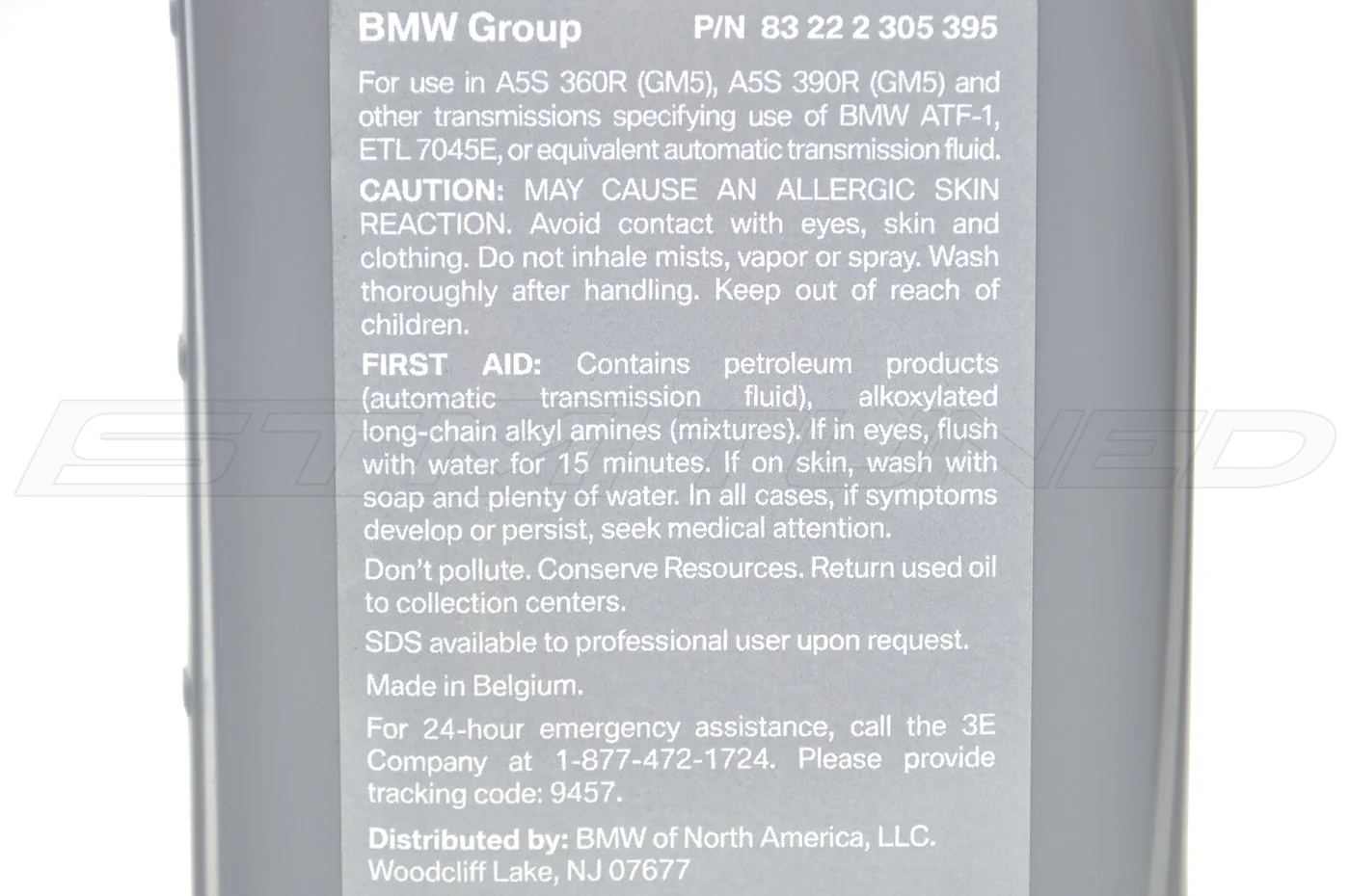 BMW OEM Automatic Transmission Fluid ATF 1 (83222305395) - Image 3