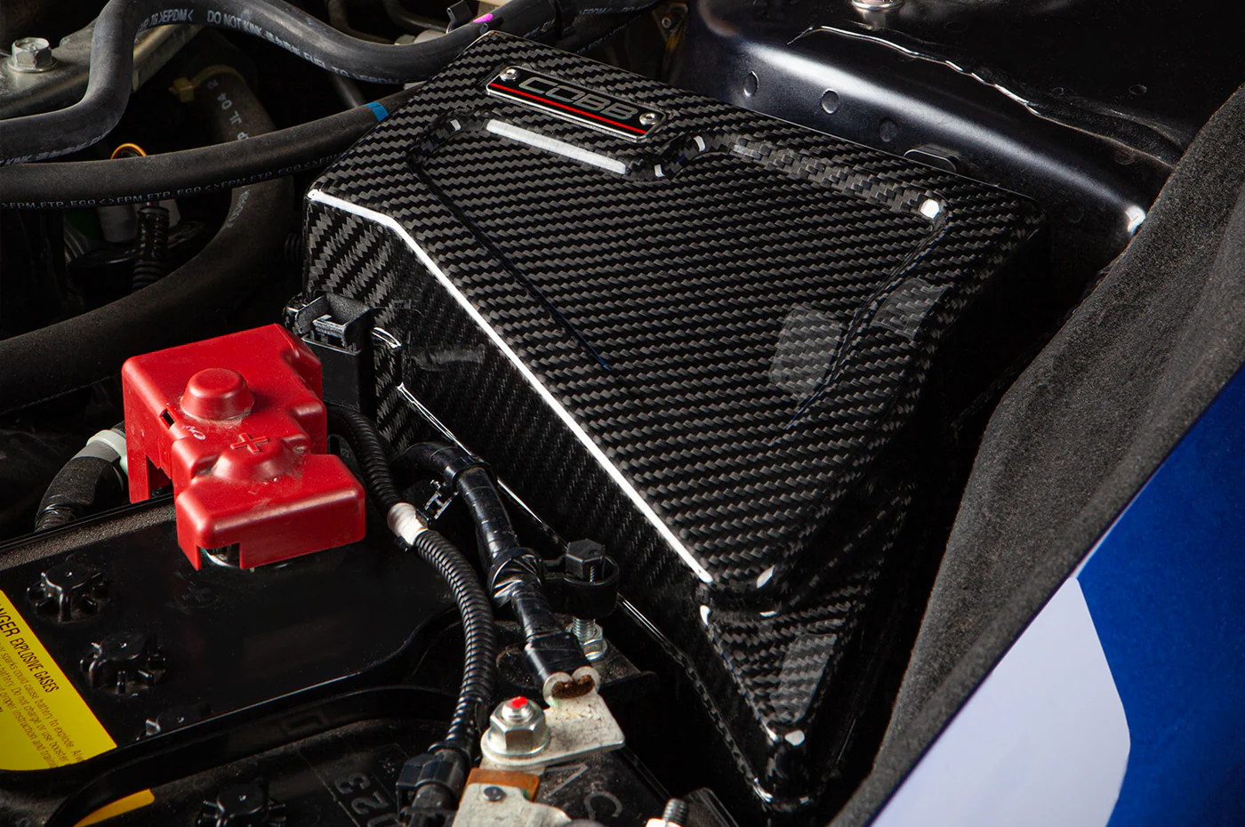 COBB Redline Carbon Fiber Fuse Cover for 2008-2021 WRX/STi (844660) - Image 5