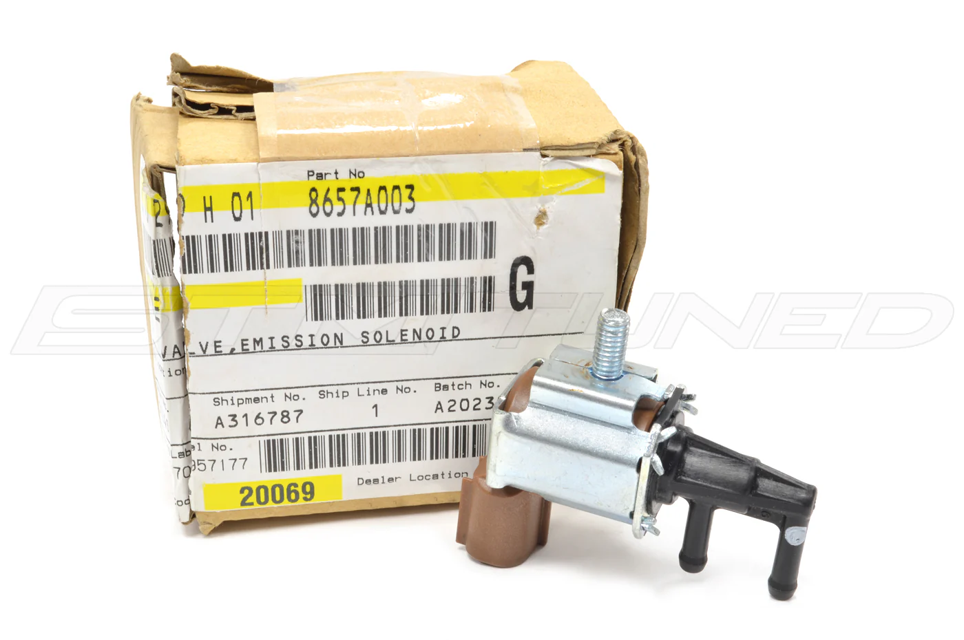 Mitsubishi OEM Emission Solenoid Valve Lower for Evo X (8657A003) *Backorder ETA 7/2026* - Image 3