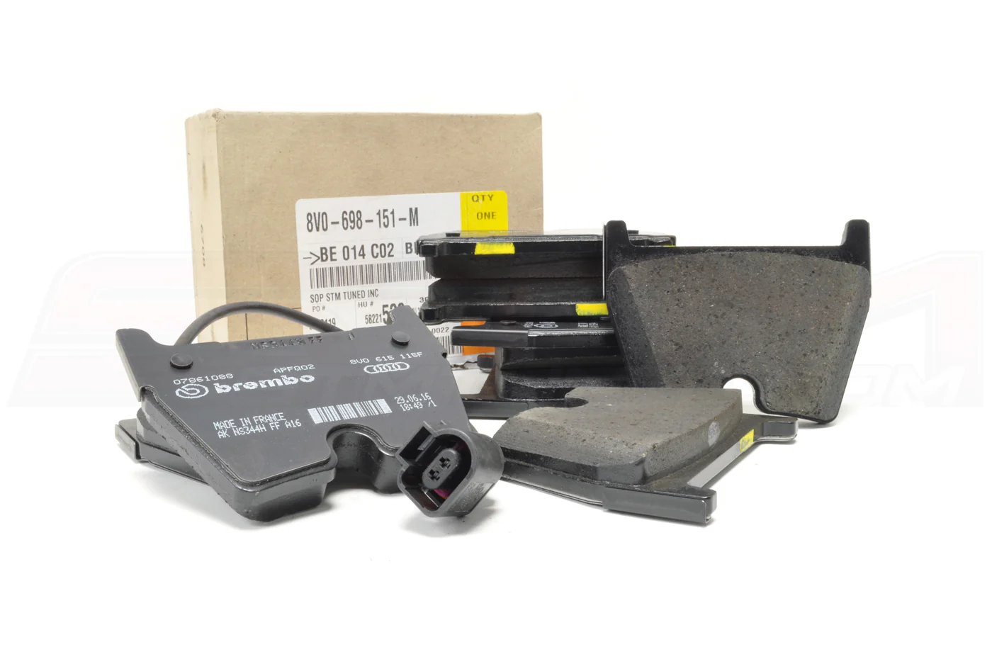 Audi OEM Front Brake Pads for RS3/TTRS Steel Rotors (8V0698151M) - Image 5
