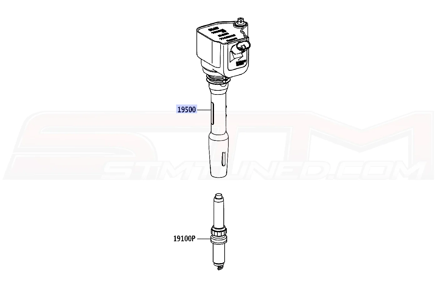 Toyota OEM Ignition Coil for Supra GR (90118WA474) - Image 5