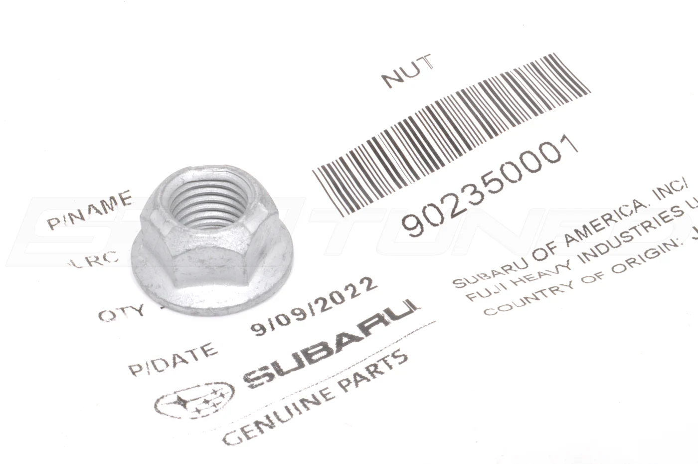 Subaru OEM Turbo Nut for 2015-2022+ WRX (902350001) - Image 3