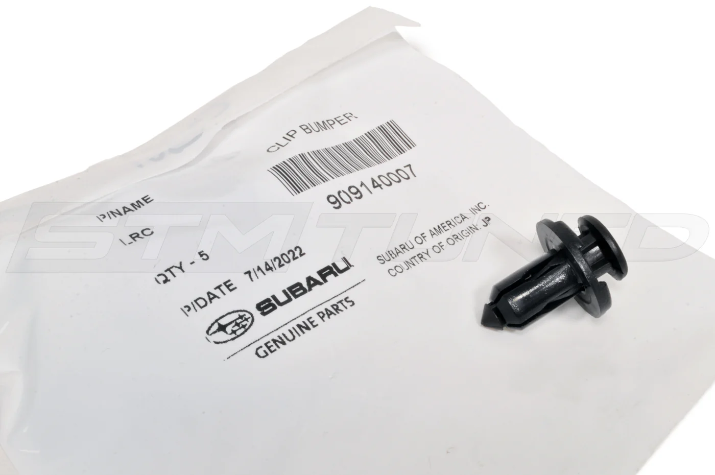 Subaru OEM Fender Liner/Rad Clip for WRX STi BRZ (909140007) - Image 3
