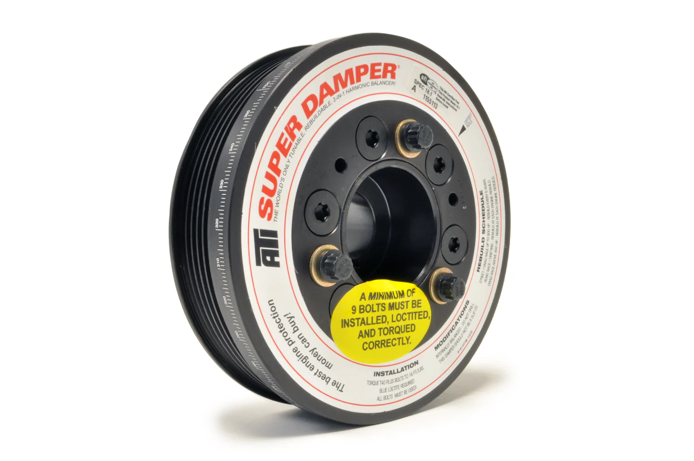 ATI Super Damper Crank Pulley for 4B11 Evo X