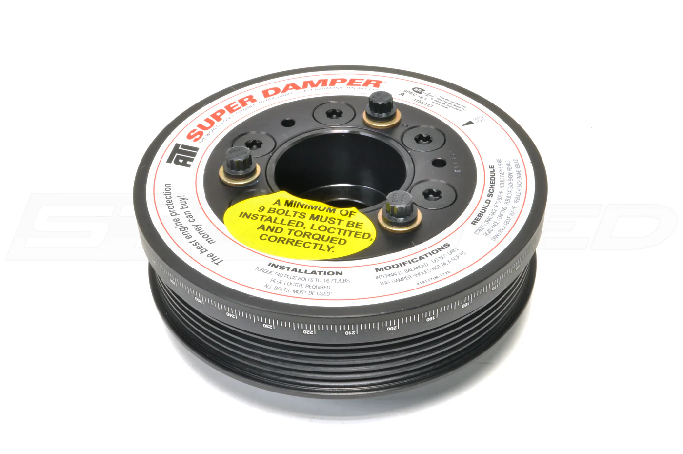 ATI Super Damper Crank Pulley for 4B11 Evo X - Image 2
