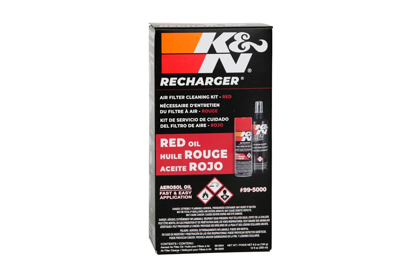 K&N Air Filter Cleaning Kit (99-5000) - Image 5