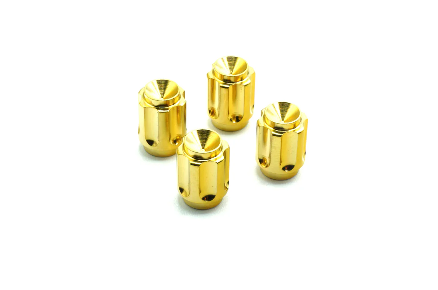 Dress Up Bolts Titanium Valve Stem Caps Gear Style (ACC-002) - Image 5