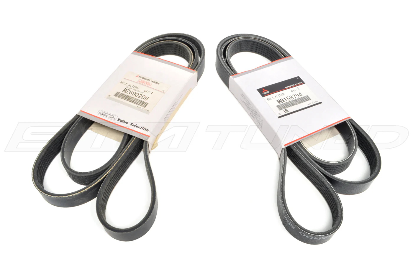 Mitsubishi OEM Accessory Alternator Belt for Evo 7/8/9 with A/C - Image 3