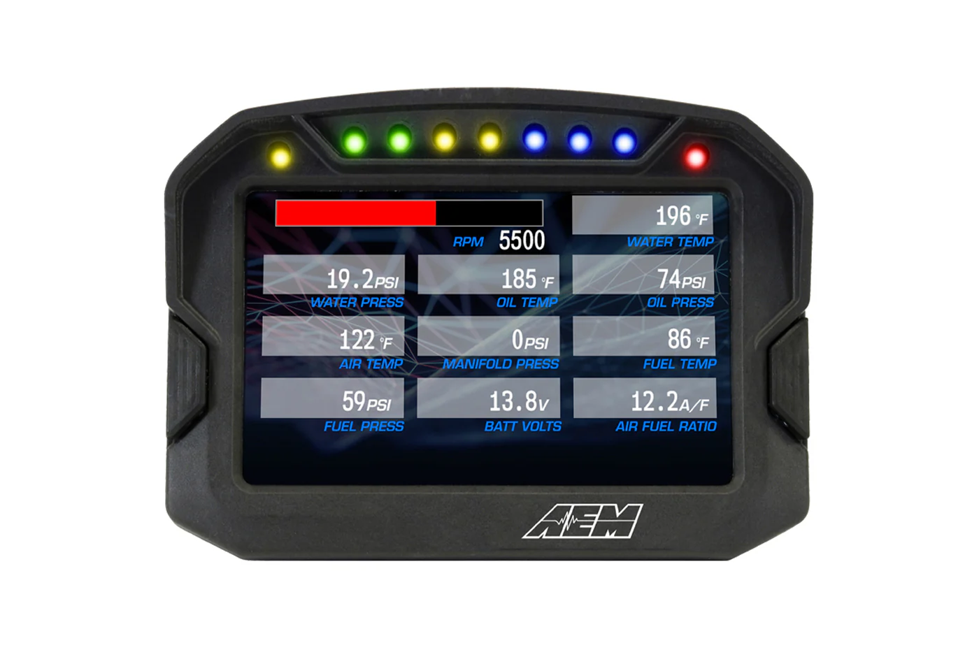 AEM CD5 Carbon Digital Racing Dash Display - Image 4