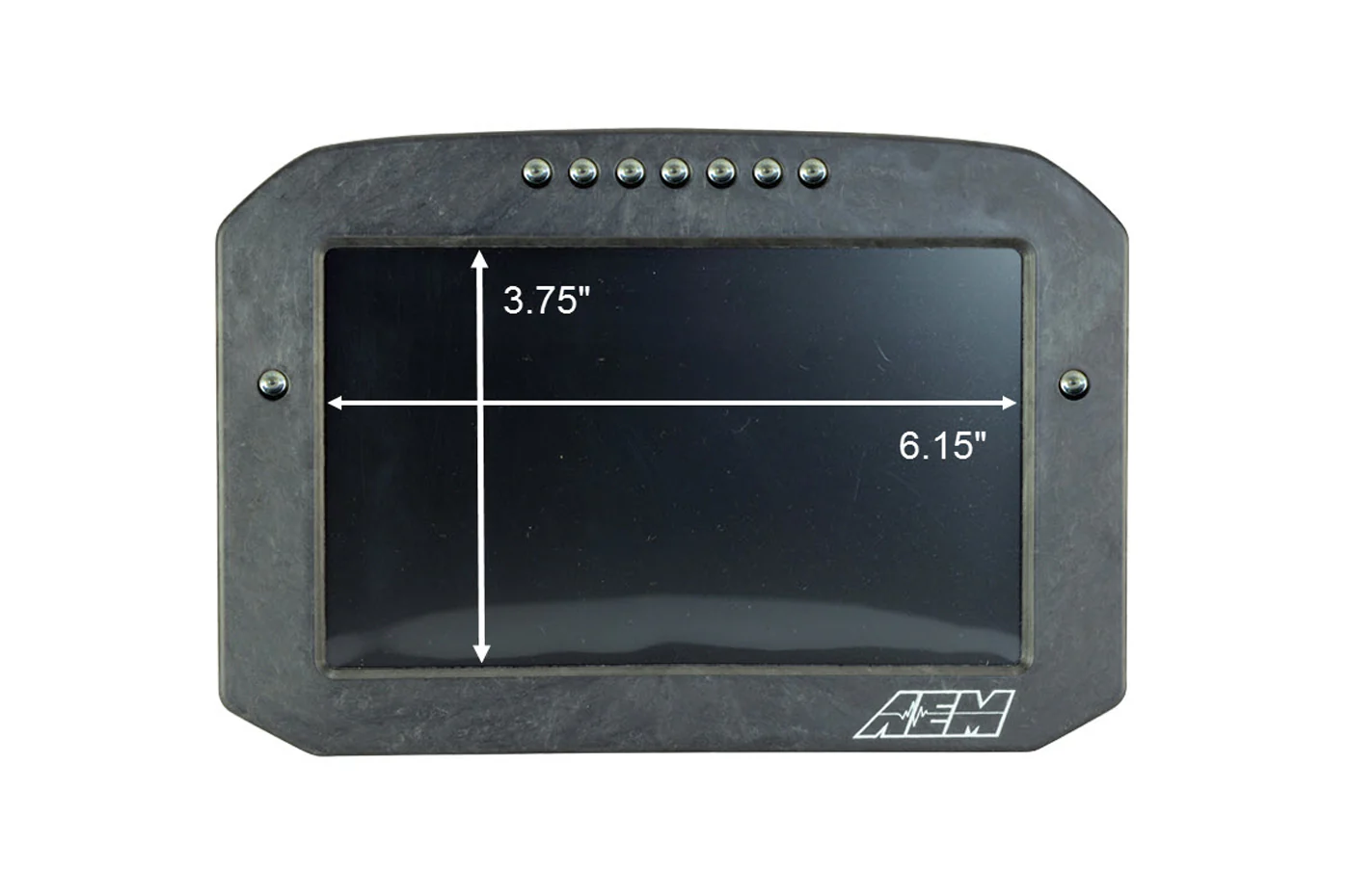 AEM CD7F Carbon Digital Racing Flat Dash Display - Image 11