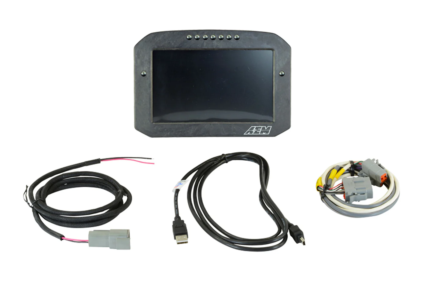 AEM CD7F Carbon Digital Racing Flat Dash Display - Image 12
