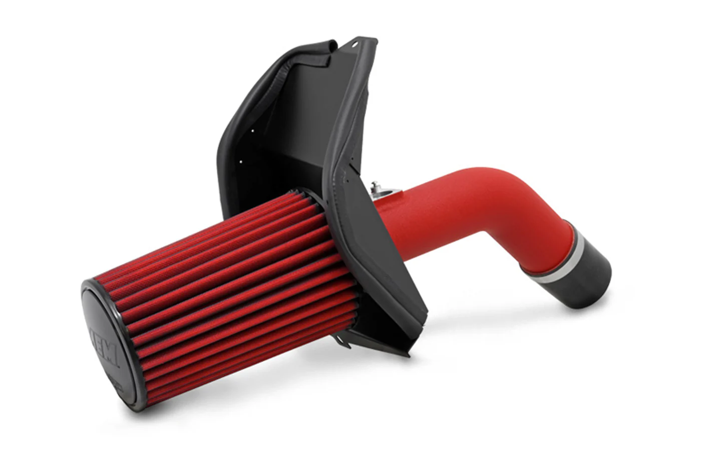 AEM Cold Air Intake Wrinkle Red for 08-14 WRX/STi (21-478WR)