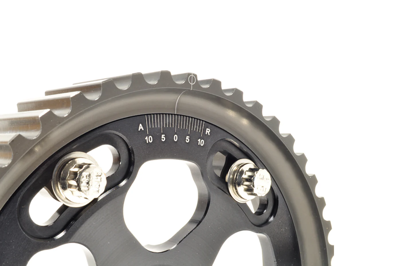 AEM Black Adjustable Tru-Time Cam Gears for Evo 4-9 - Image 4