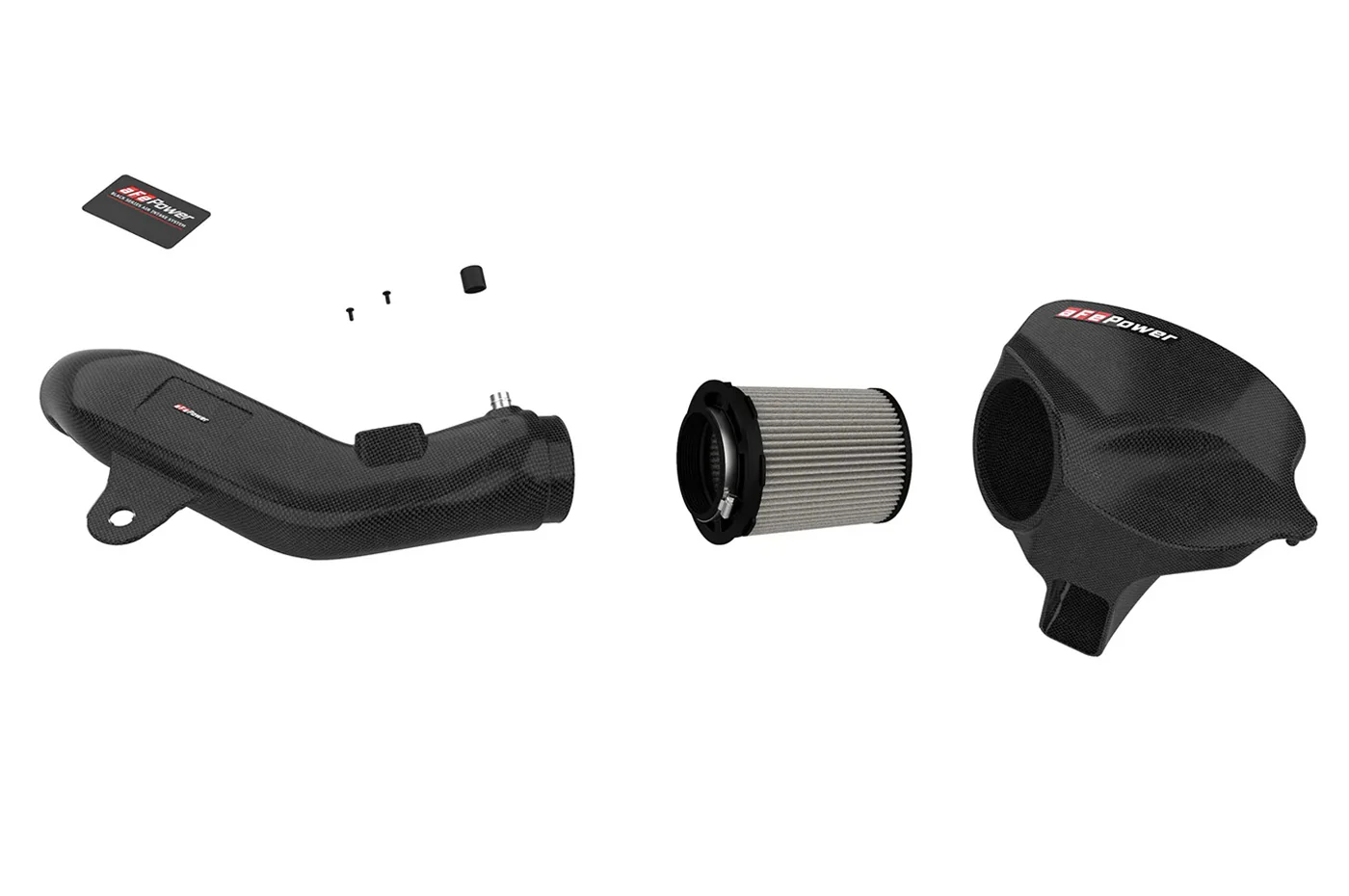 aFe Black Series Momentum Carbon Cold Air Intake for F87 BMW M2 (N55) - Image 2