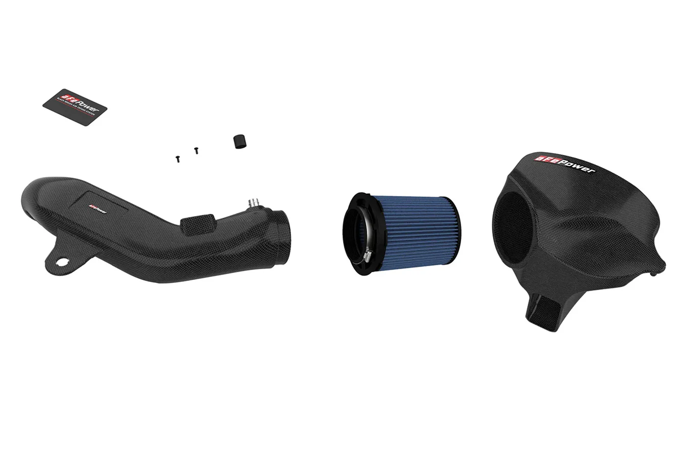 aFe Black Series Momentum Carbon Cold Air Intake for F87 BMW M2 (N55) - Image 3