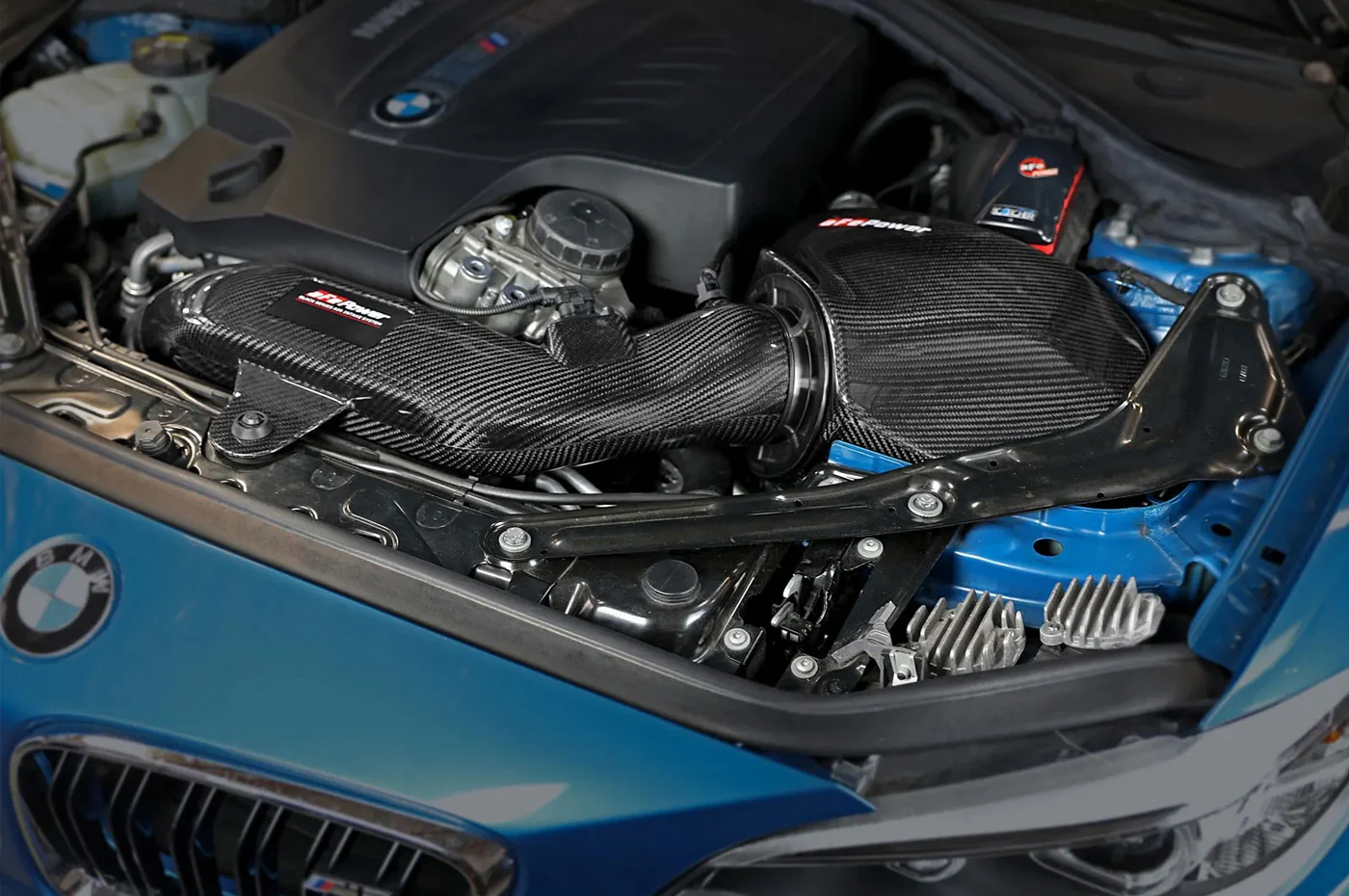 aFe Black Series Momentum Carbon Cold Air Intake for F87 BMW M2 (N55) - Image 9