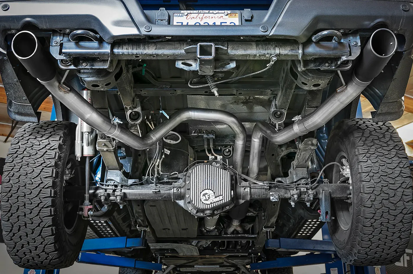 aFe MACH Force-Xp SS Cat-Back Exhaust System for Gen 2 Ford Raptor (49-33094-B) - Image 6