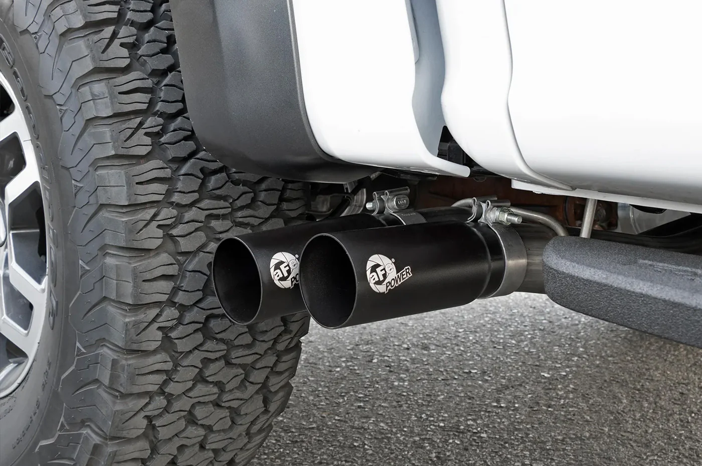 aFe Rebel Series Side Exit SS Cat-Back Exhaust System for Gen 2 Ford Raptor (49-43091-B) - Image 3