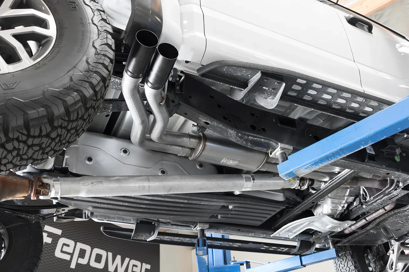 aFe Rebel Series Side Exit SS Cat-Back Exhaust System for Gen 2 Ford Raptor (49-43091-B) - Image 7