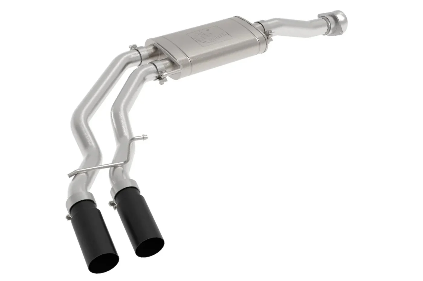 aFe Rebel Side Exit SS Cat-Back Exhaust System for Gen3 Ford Raptor (49-43128-B)