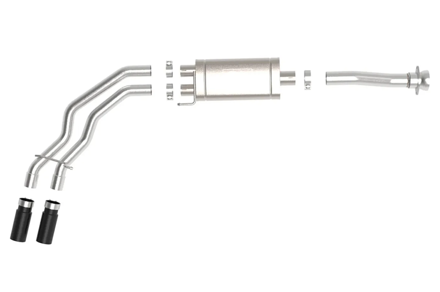 aFe Rebel Side Exit SS Cat-Back Exhaust System for Gen3 Ford Raptor (49-43128-B) - Image 2