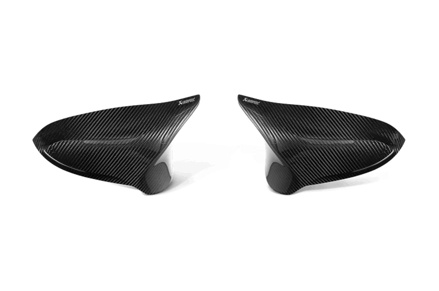 Akrapovic Carbon Fiber Mirror Caps for F8X M2 M3 M4 - Image 3