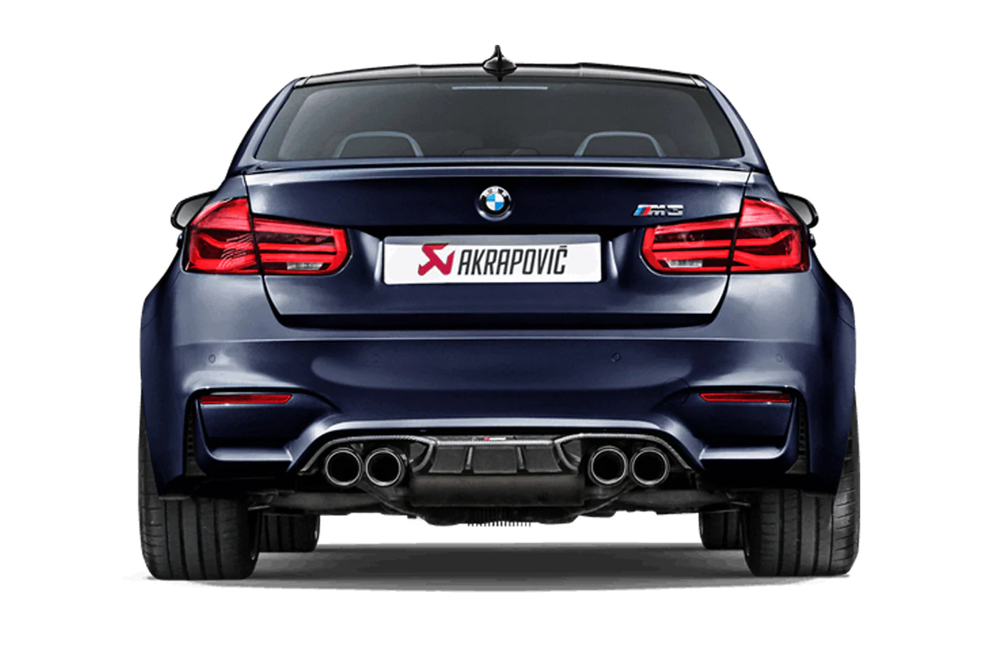 Akrapovic Rear Carbon Fiber Diffuser for F80 M3 (DI-BM/CA/4/G) - Image 5