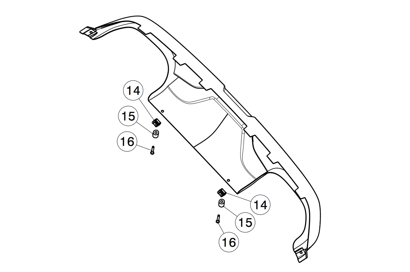Akrapovic Rear Carbon Fiber Diffuser for F82/F83 M4 (DI-BM/CA/1) - Image 4